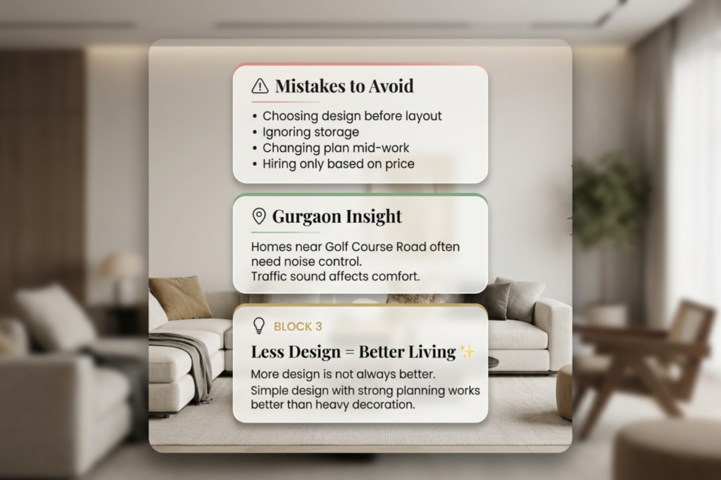 Interior design insights infographic by Interior Designer